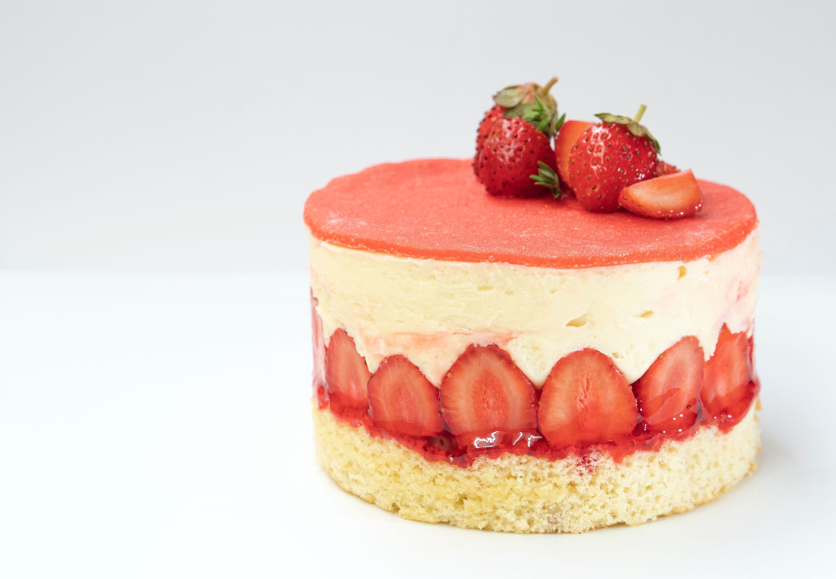 Strawberry shortcake from bakery